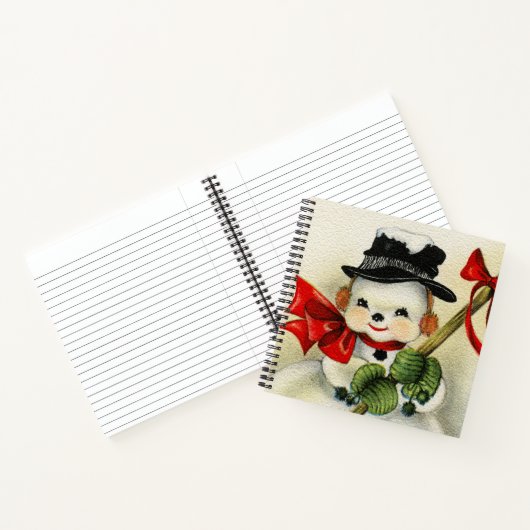 Snowman 004 notitieboek (Binnen)