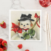 Snowman 004 servet (Insitu)