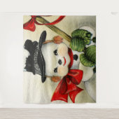 Snowman 004 wandkleed (Voorkant)