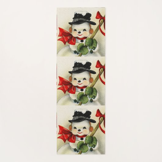 Snowman 004 yogamat (Achterkant)