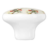 Snowman 009 keramische knop (Zijkant)