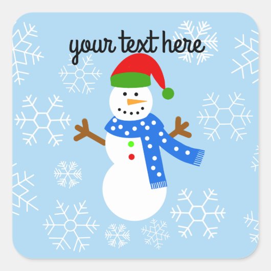 Snowman #1-4 Stickers (Voorkant)