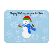 Snowman #1 Magnet Magneet (Horizontaal)