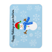 Snowman #1 Magnet Magneet (Verticaal)