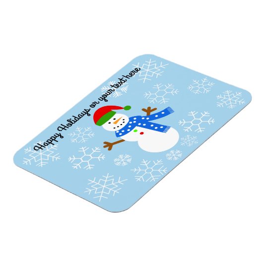 Snowman #1 Magnet Magneet (Linkerzijde)