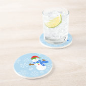 Snowman #1 Onderzetter (Zijkant)