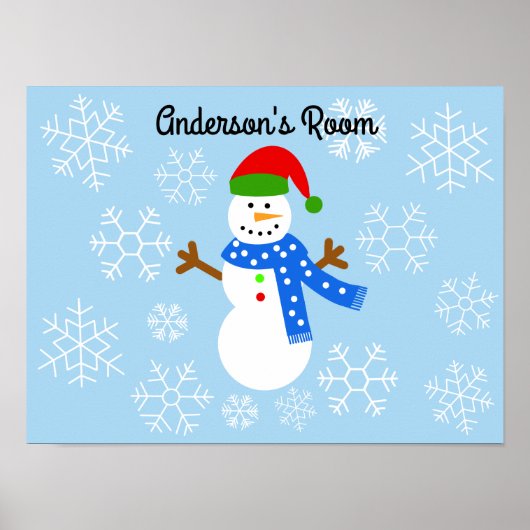 Snowman #1 Poster (Voorkant)