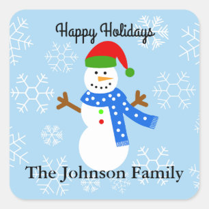 Snowman #1 Stickers