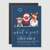 Snowman 2020-kerstscript voor de kerstman (Voorkant / Achterkant)