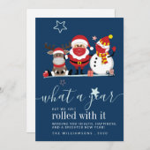 Snowman 2020 Manuscript Cute Santa Reindeer Snowma (Voorkant / Achterkant)