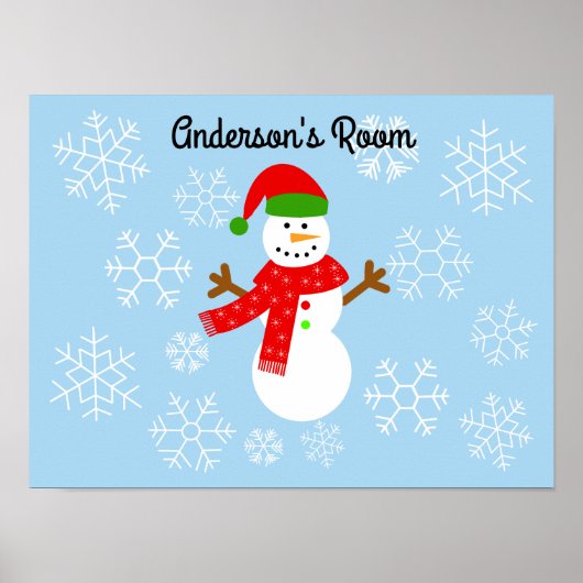 Snowman #2 Poster (Voorkant)