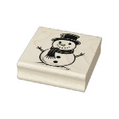 Snowman 2 rubberen stempel (Stempel)
