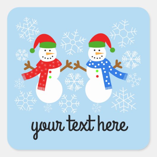 Snowman #3-3 Stickers (Voorkant)