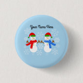 Snowman #3 Button (Voorkant)