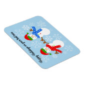 Snowman #3 Magnet Magneet (Rechterzijde)