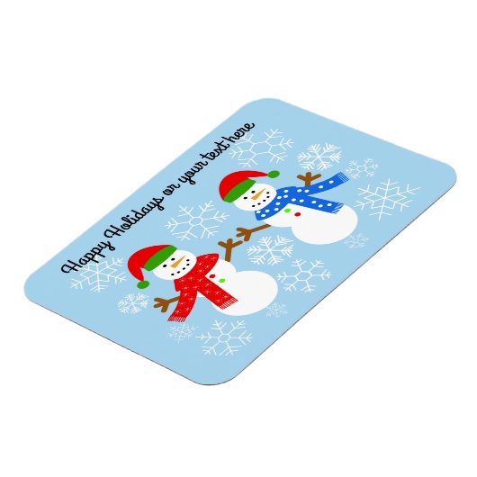Snowman #3 Magnet Magneet (Linkerzijde)