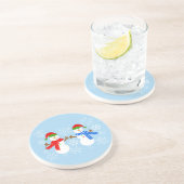Snowman #3 Onderzetter (Zijkant)