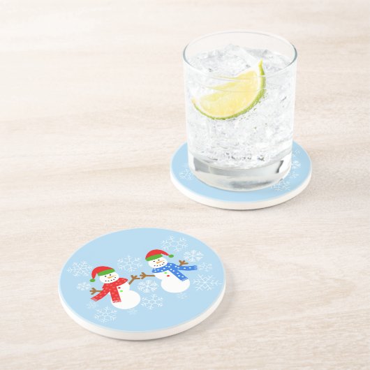 Snowman #3 Onderzetter (Zijkant)