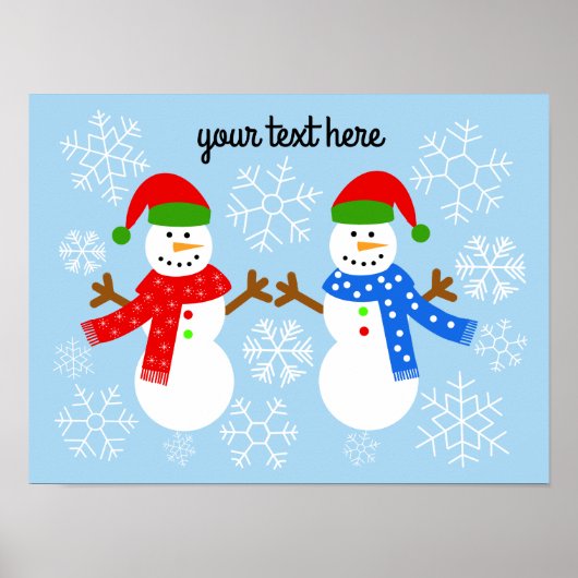 Snowman #3 Poster (Voorkant)