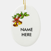 Snowman #7 keramisch ornament (Achterkant)