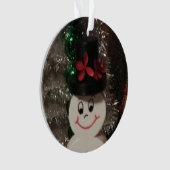 Snowman Acrylic Ornament (voorkant)