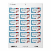 Snowman Address Stickers (Full Sheet)