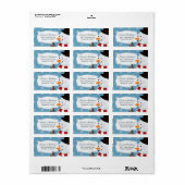 Snowman Address Stickers (Full Sheet)