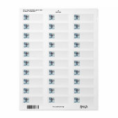 Snowman Adresetiketten Etiket (Full Sheet)
