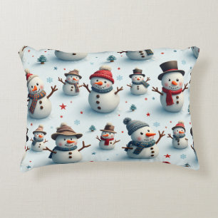Snowman afbeeldingen kussen