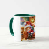 Snowman and Friends Kids Christmas Mug Mok (Voorkant links)