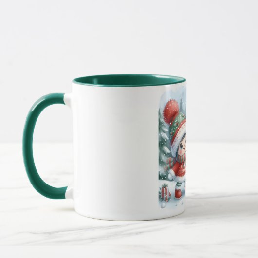 Snowman and Friends Kids Christmas Mug Mok (Links)