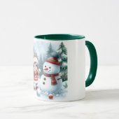 Snowman and Friends Kids Christmas Mug Mok (Voorkant rechts)