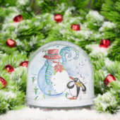 SNOWMAN AND PENGUIN'S WINTER SERENADE Musical Sneeuwbol (Kerstmis)