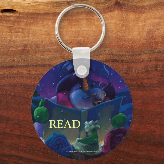 Snowman Art READ Sleutelhanger lezen (Voorkant)