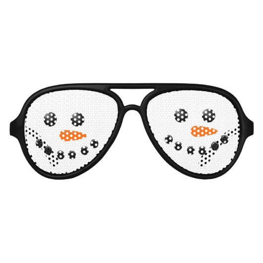 Snowman Aviator Zonnebril (Voorkant)