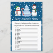 Snowman Baby Baby Animal Name Game (Voorkant)