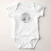 Snowman Baby Bodysuit (Voorkant)