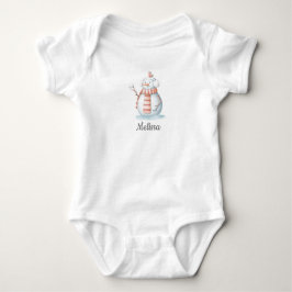 Snowman Baby Bodysuit
