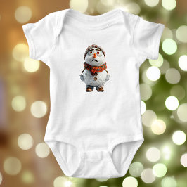 Snowman Baby Bodysuit