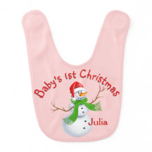 Snowman Baby Girl, eerste kerstfeest