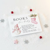 Snowman “Baby It’s Cold Outside” Books for Baby Informatiekaartje