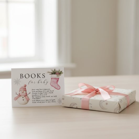 Snowman “Baby It’s Cold Outside” Books for Baby Informatiekaartje