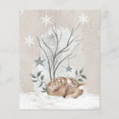 Snowman Baby shower Baby naam Race Game (Achterkant)