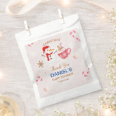 Snowman Baby shower dank u voor tas Bedankzakje (Geknipt)