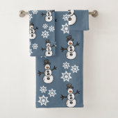 Snowman Bad Handdoek (Insitu)