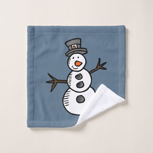 Snowman Bad Handdoek (Wasdoekje)