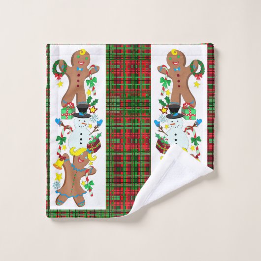 snowman bad handdoek (Wasdoekje)