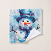 Snowman Bad Handdoek (Wasdoekje)
