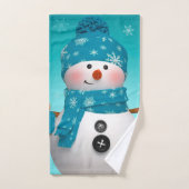 Snowman Bad Handdoek (Handdoek)