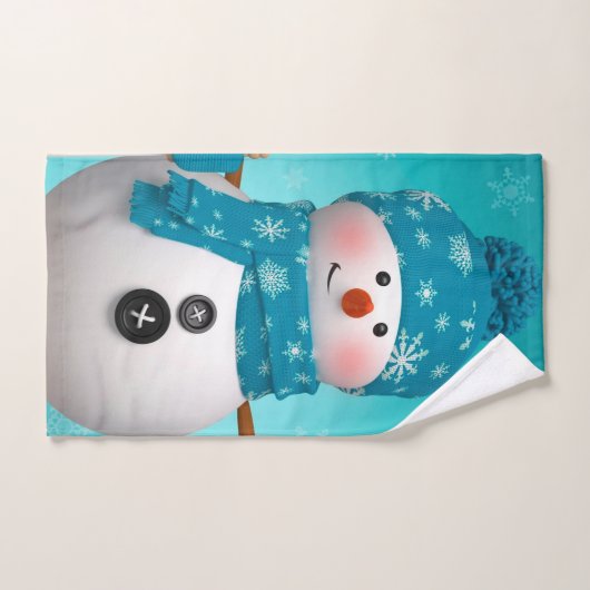 Snowman Bad Handdoek (Handdoek)